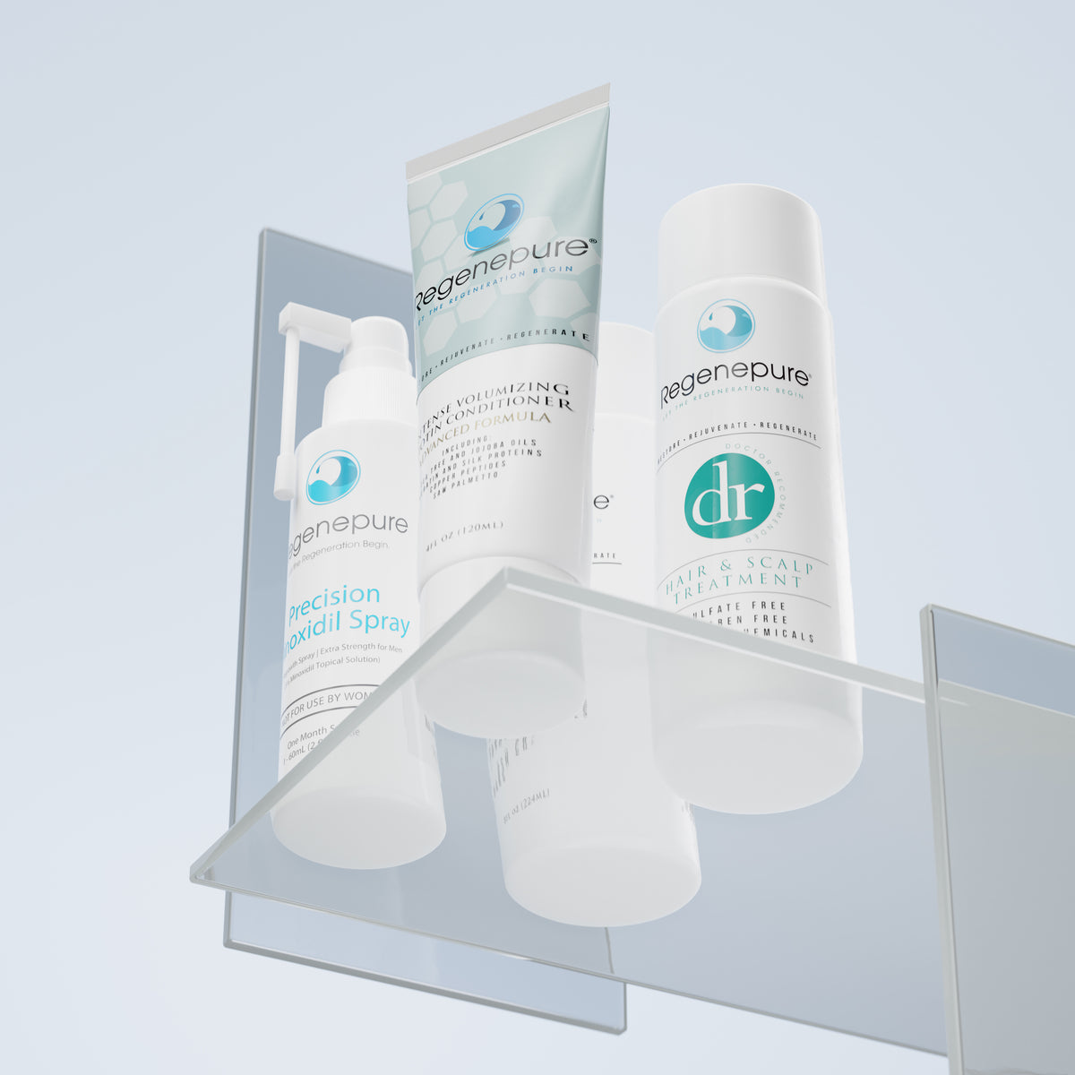 #1 Hair Regrowth Kit - Regenepure Complete System - 1 month
